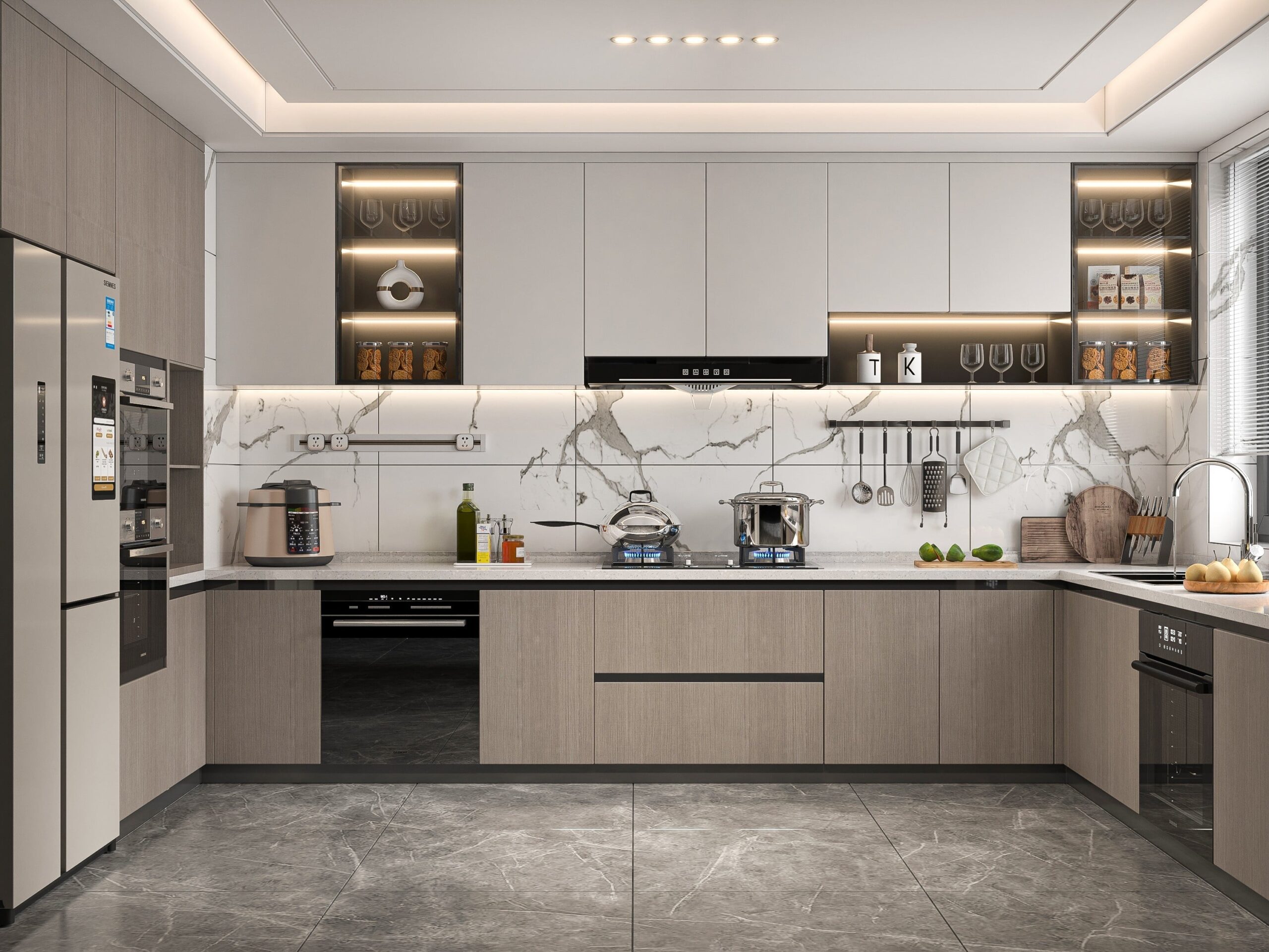 A fully renovated kitchen in Palmers Green